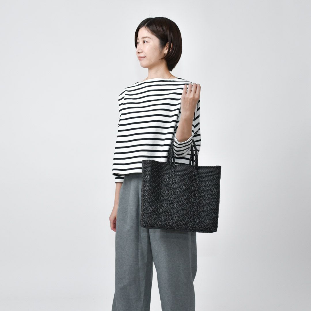 MERCADO BAG - ROMBO - Black (S) | Letra｜レトラ公式通販