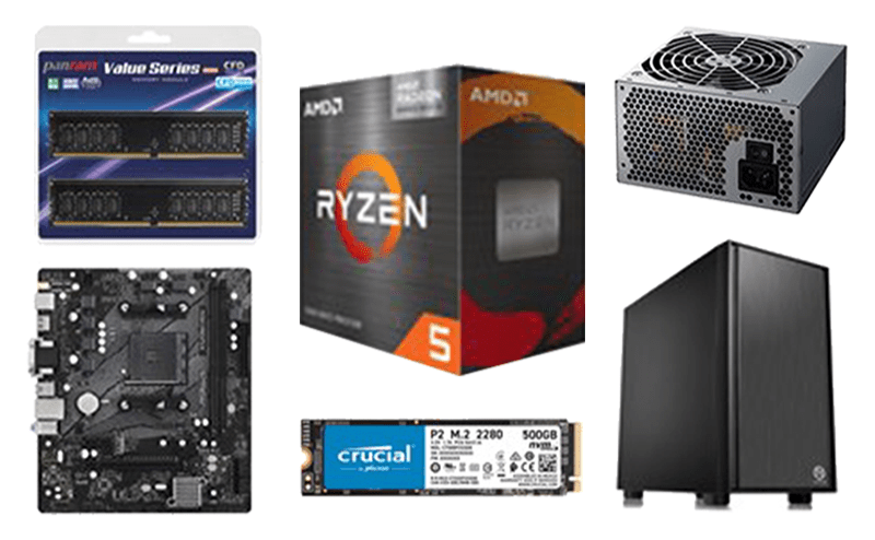 AMD Ryzen5 5600G 自作PC（事務用・高速・静音） #016 SandyBridgeから