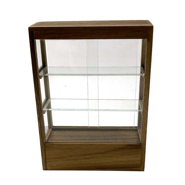 株式会社ライム / 木製3段棚背面ガラス扉ショーケースNID2