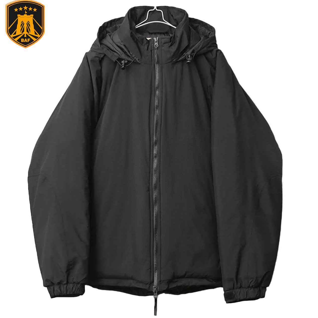 B.A.F社製U.S.TYPELevel7プリマロフトジャケットBLACK