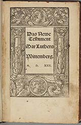 ルター訳新約聖書｜関西学院と聖書