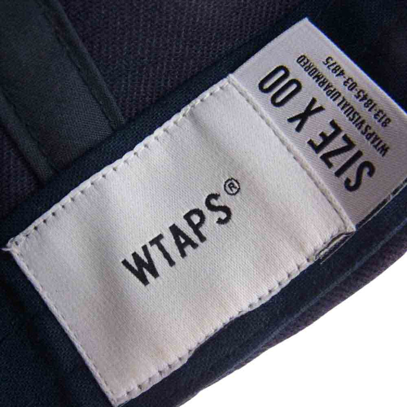 WTAPS キャップ ネイビー スナップバック 191HCDT-HT14 WTAPS ロゴ入り