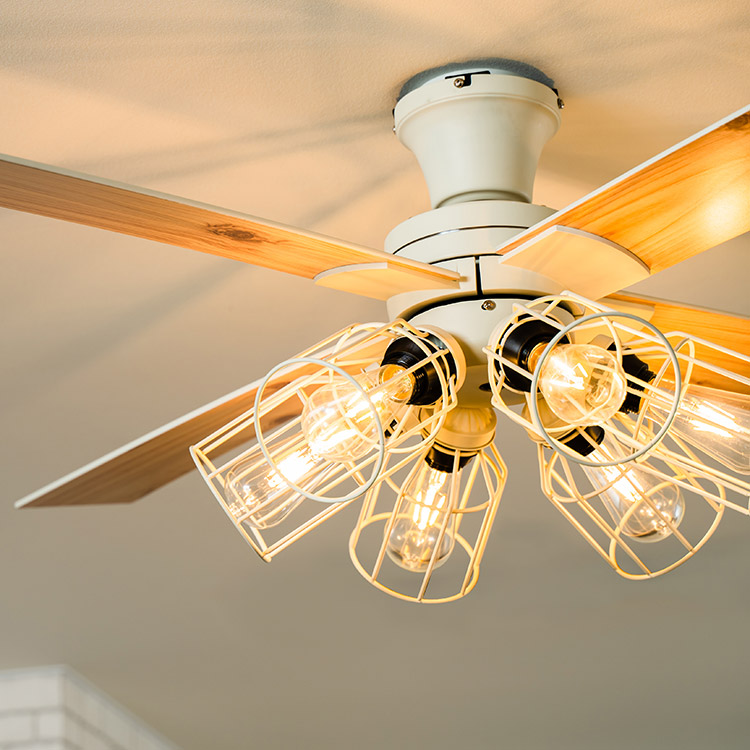 Modern Collection シーリングファン フィラメントLED 6灯 JE-CF048