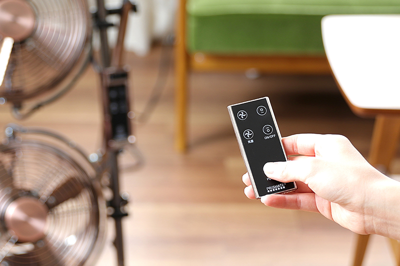 メタルデュアルファン 8インチ リモコン付 PR-F008 | PRISMATE