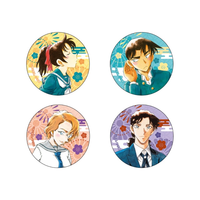 名探偵コナン』和風缶バッジセットB : サンデープレミアムショップ