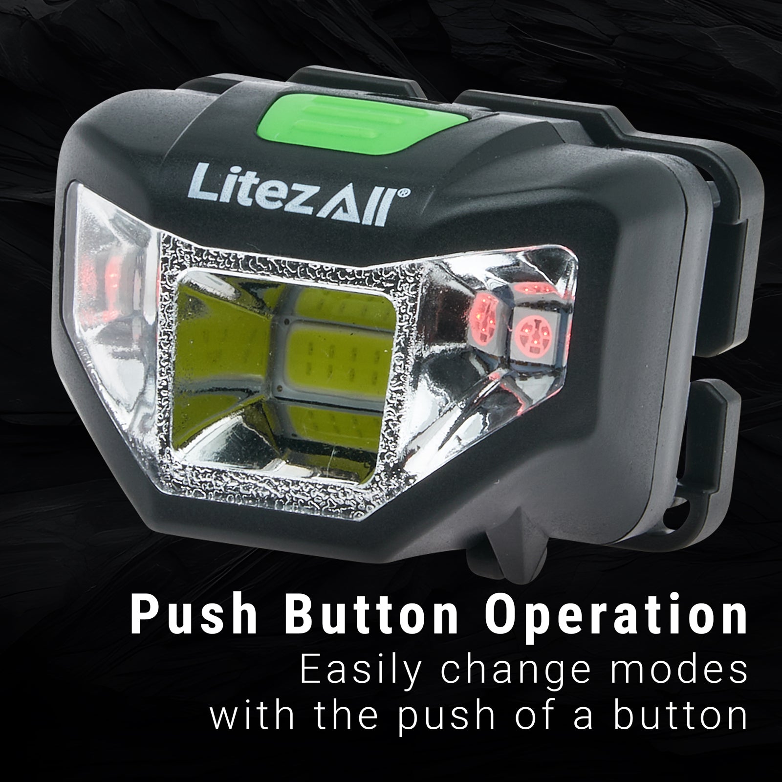 LitezAll Quattro 4 Mode LED Head Lamp - LitezAll