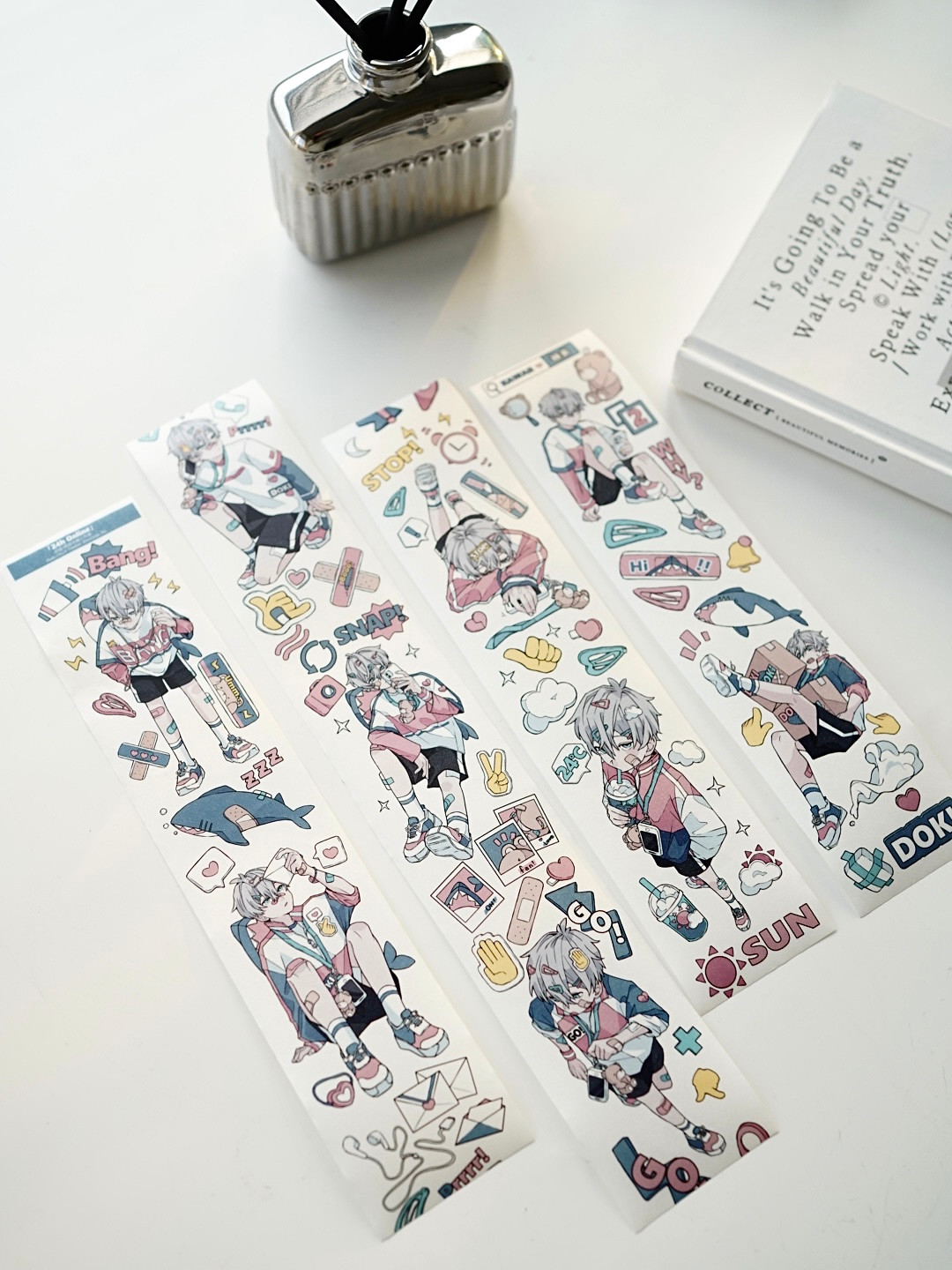 24H ONLINE 男の子マステ 人物マステ PET 和紙テープ 日本絵師