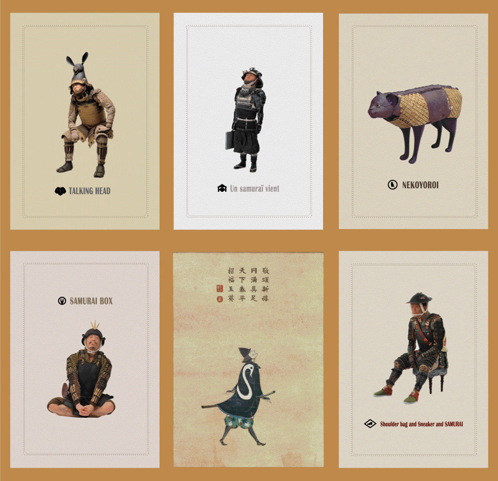 野口哲哉展 ー野口哲哉の武者分類図鑑ー」グッズ最新情報 : GALLERY