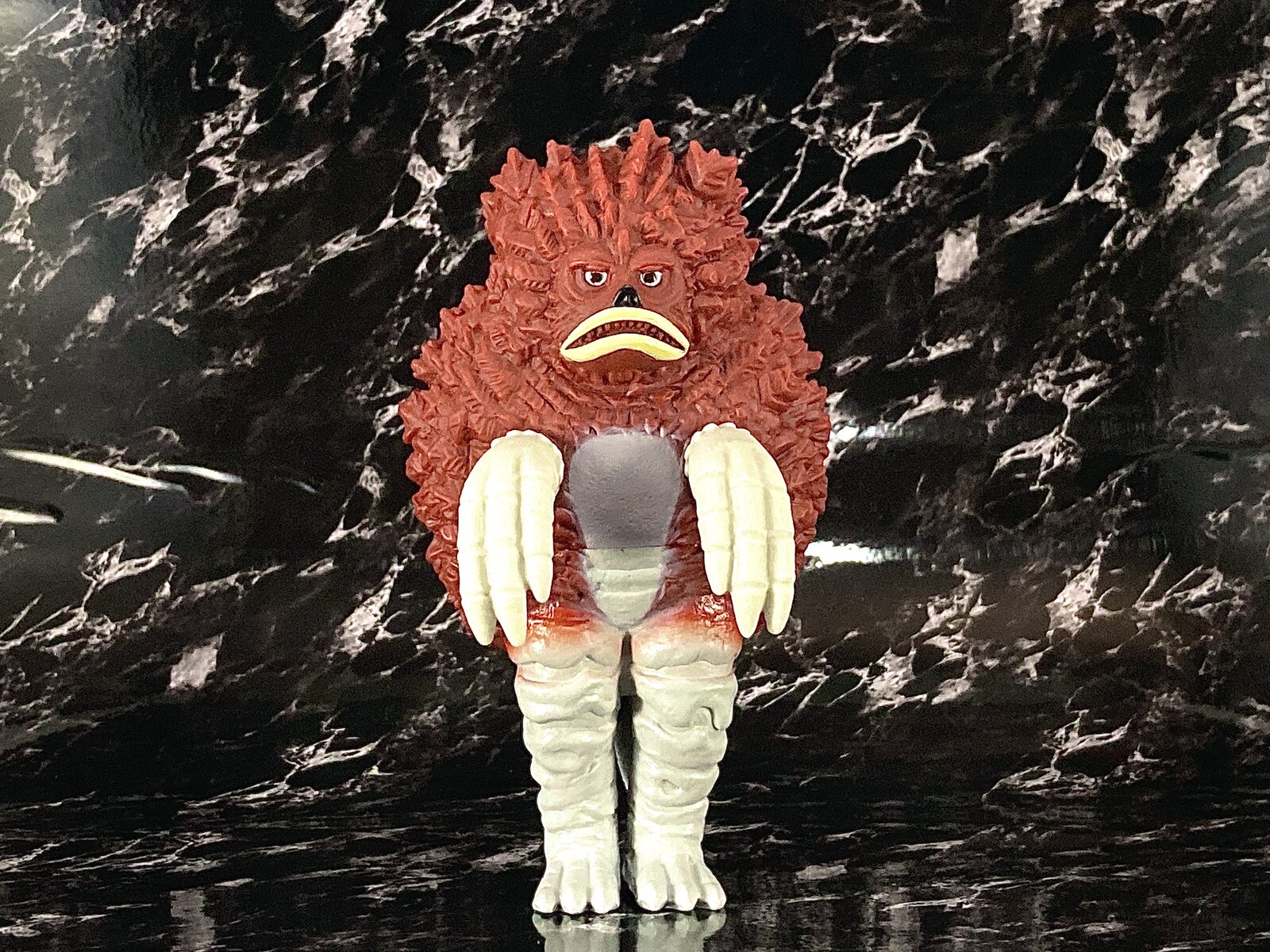 ソフビ ウルトラ怪獣シリーズ ガラモン レビュー／リペイント : お