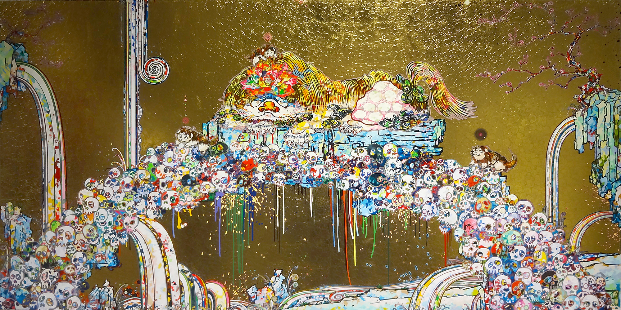 村上隆 五百羅漢図展Part2 唐獅子 : クラシック音楽とアート