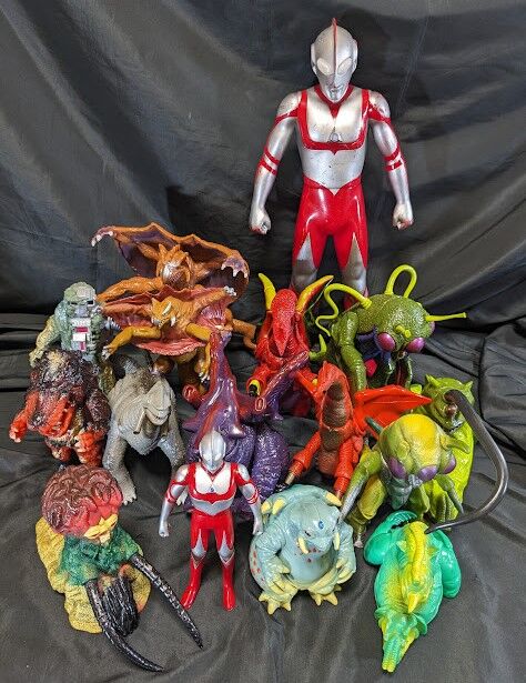 ウルトラマングレート＆登場怪獣（バンダイ）ソフビ・コンプ15体セット