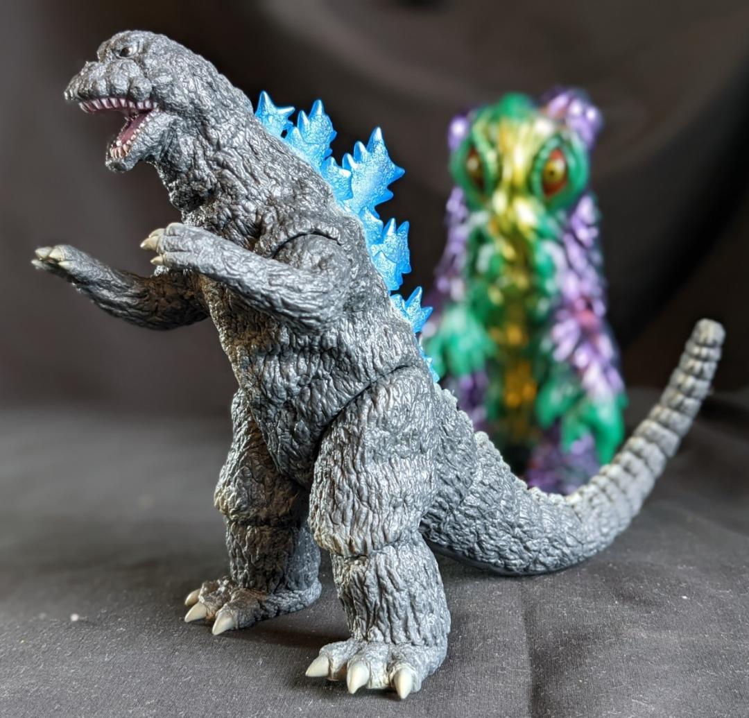 □ ゴジラ 対 ヘドラ ソフビセット / YMSF 1974.2012 東宝 □ ゴジラ