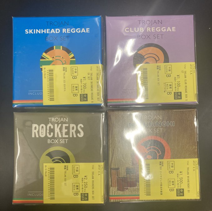 9/18(木) 【REGGAE中古CD新入荷情報】TROJAN BOX SETまとめて入荷