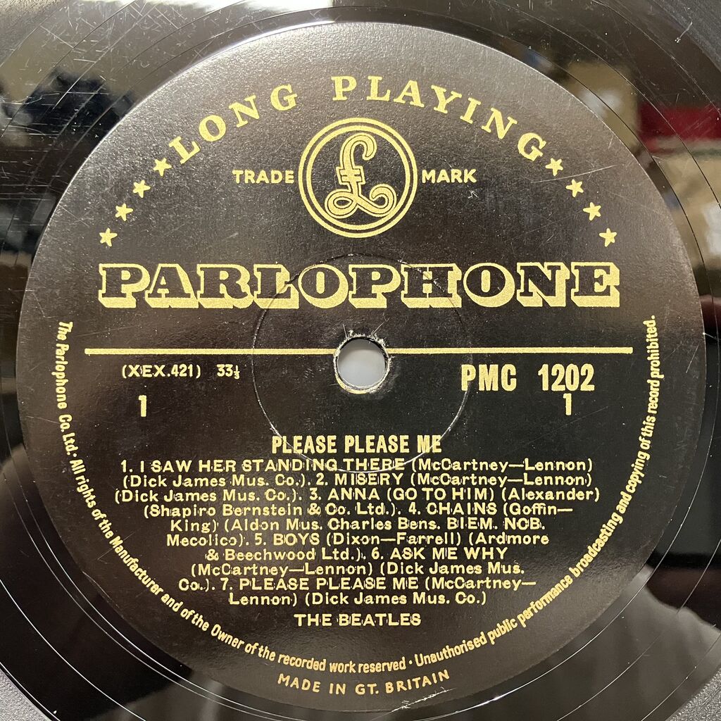 10/29(日)『ビートルズ廃盤レコードセール』【写真】PLEASE PLEASE ME