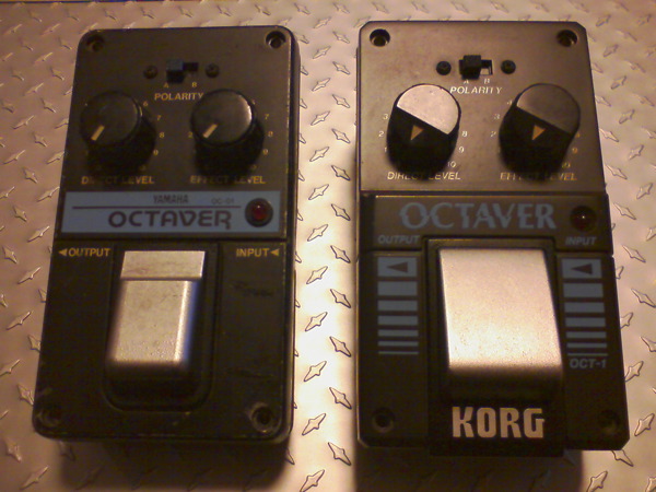 オクターバー比較。YAMAHA OC-01 & KORG OCT-1 : 補足説明、及び蛇足記