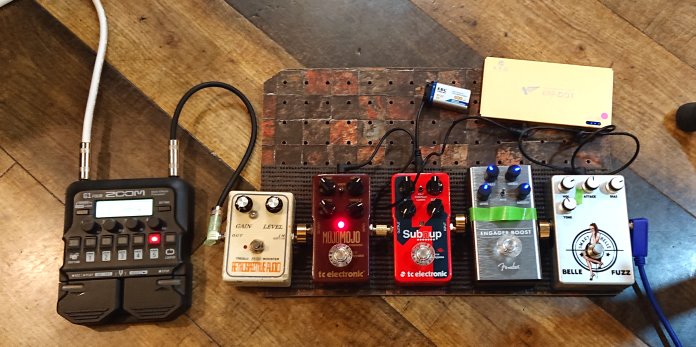 ファズを組み込むと接続順とかでブースター踏みにくくなる問題 : 約17