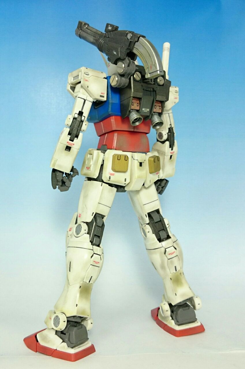 MG RX-78-02 ガンダム THE ORIGIN ウェザリング② レビュー : ガンプラ