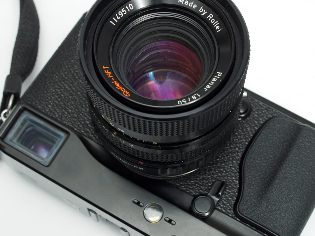 ローライ35SL QBMマウントのレンズ フジXマウント用マウントアダプター