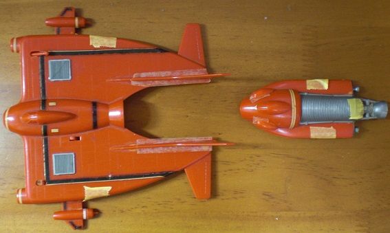 バンダイ ムーントランスポーター初版 謎の円盤UFO : クラウドベース