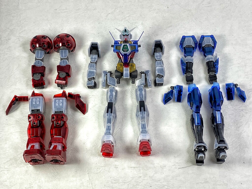 MG ガンダムAGE-1 ウェアシステムセット[クリアカラー] レビュー(後半