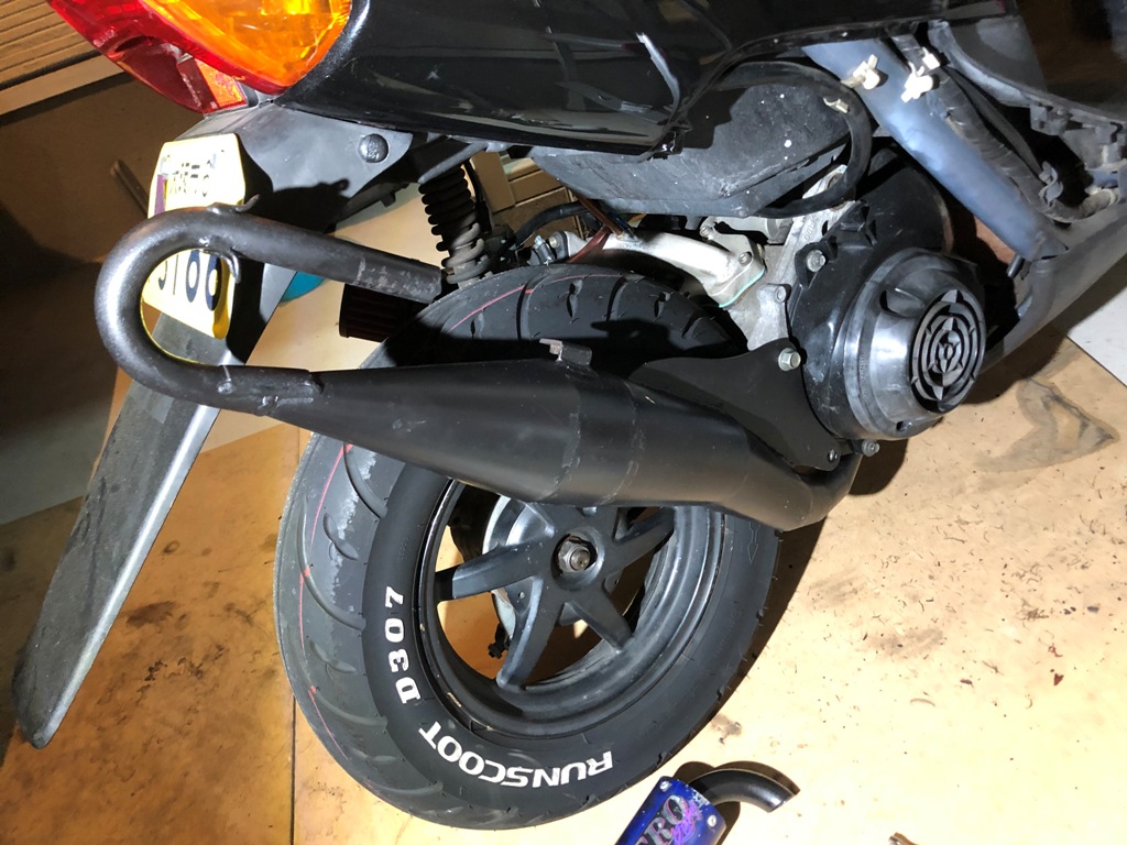 ウール交換済 ライブディオ ゼロ ユーロコルサ AF34 AF35 零 マフラー