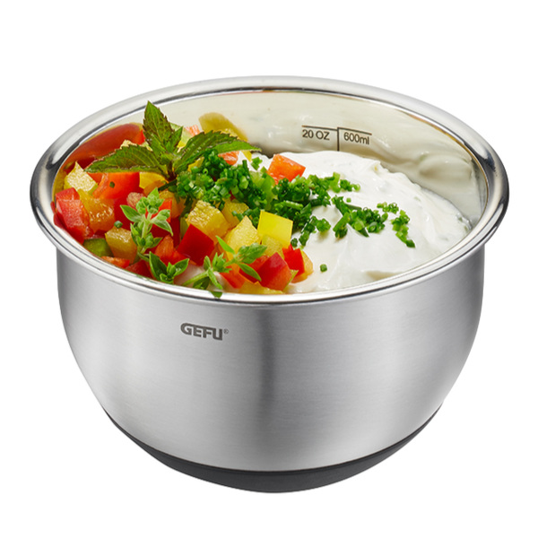 ボウル SS 600ml MUOVO GEFU （ 調理用ボール 調理器具 ぼうる