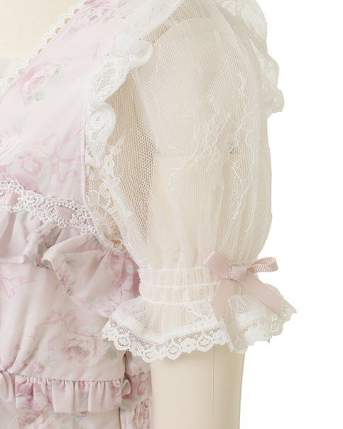 ローズリボンシフォンワンピース ｜ LIZ LISA（リズリサ）公式通販