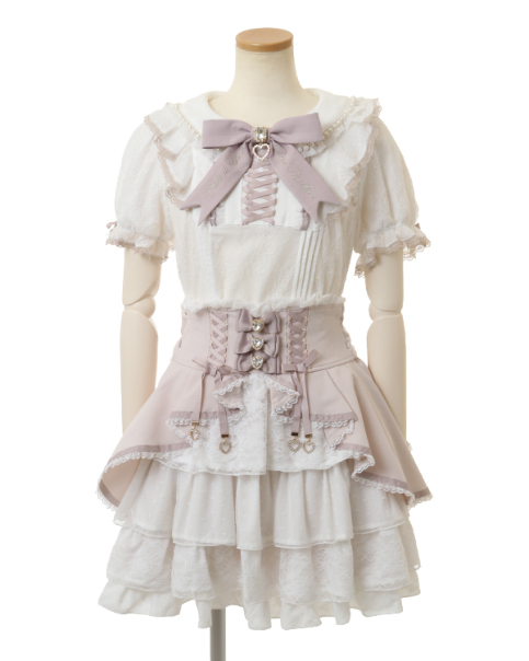 スピンドルレースラッフルブラウス ｜ LIZ LISA（リズリサ）公式通販