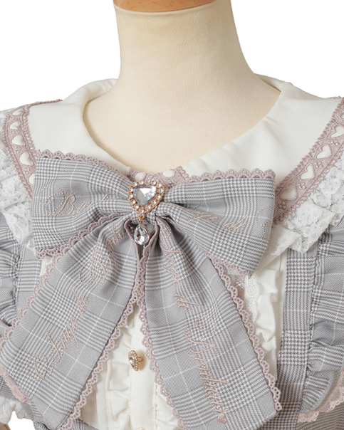 ハート衿プリーツフリルワンピース ｜ LIZ LISA（リズリサ）公式通販