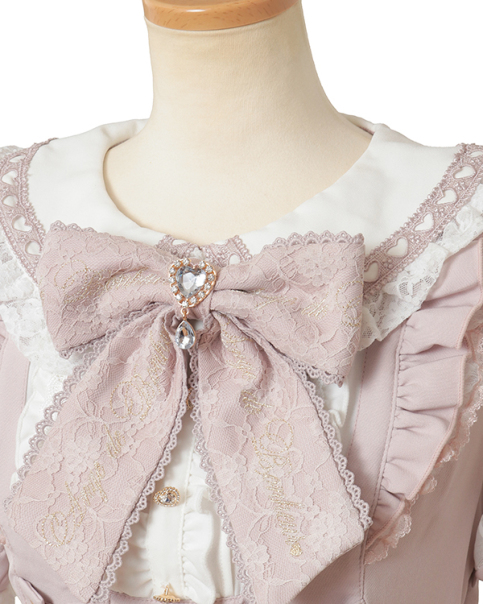 ハート衿プリーツフリルワンピース ｜ LIZ LISA（リズリサ）公式通販