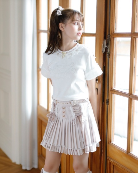 スピンドルダブルプリーツスカート ｜ LIZ LISA（リズリサ）公式通販