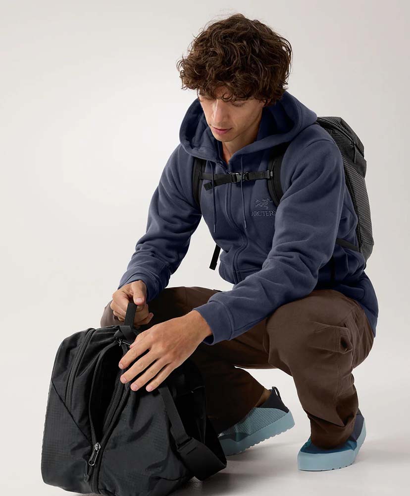 Emblem Fleece Full-Zip Hoody Men's(L(MEN) Black Sapphire/ブラック