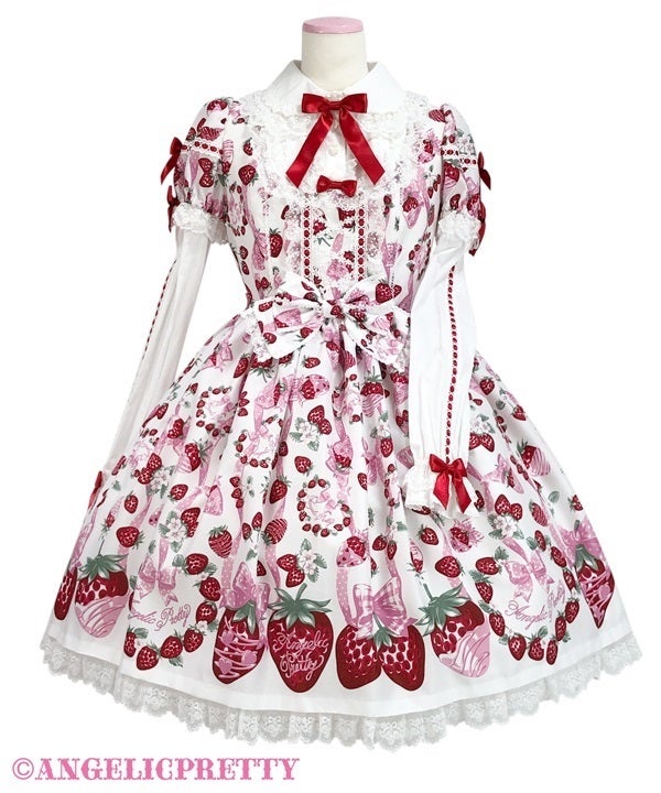 Dress-up Berry OP by Angelic Pretty