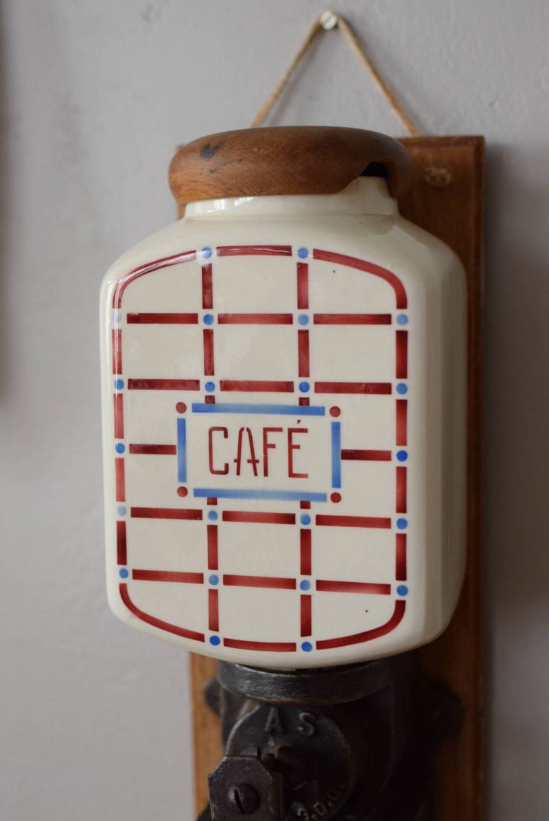 フランスヴィンテージ雑貨 壁掛けコーヒーミル ディスプレイ雑貨