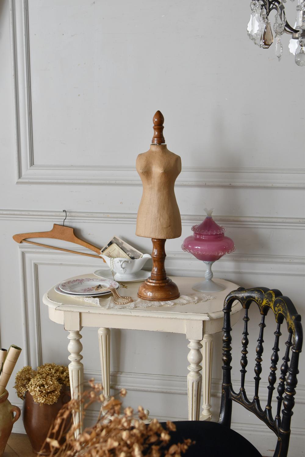 ミニトルソー ドール用トルソー マネキン フランスビンテージ雑貨