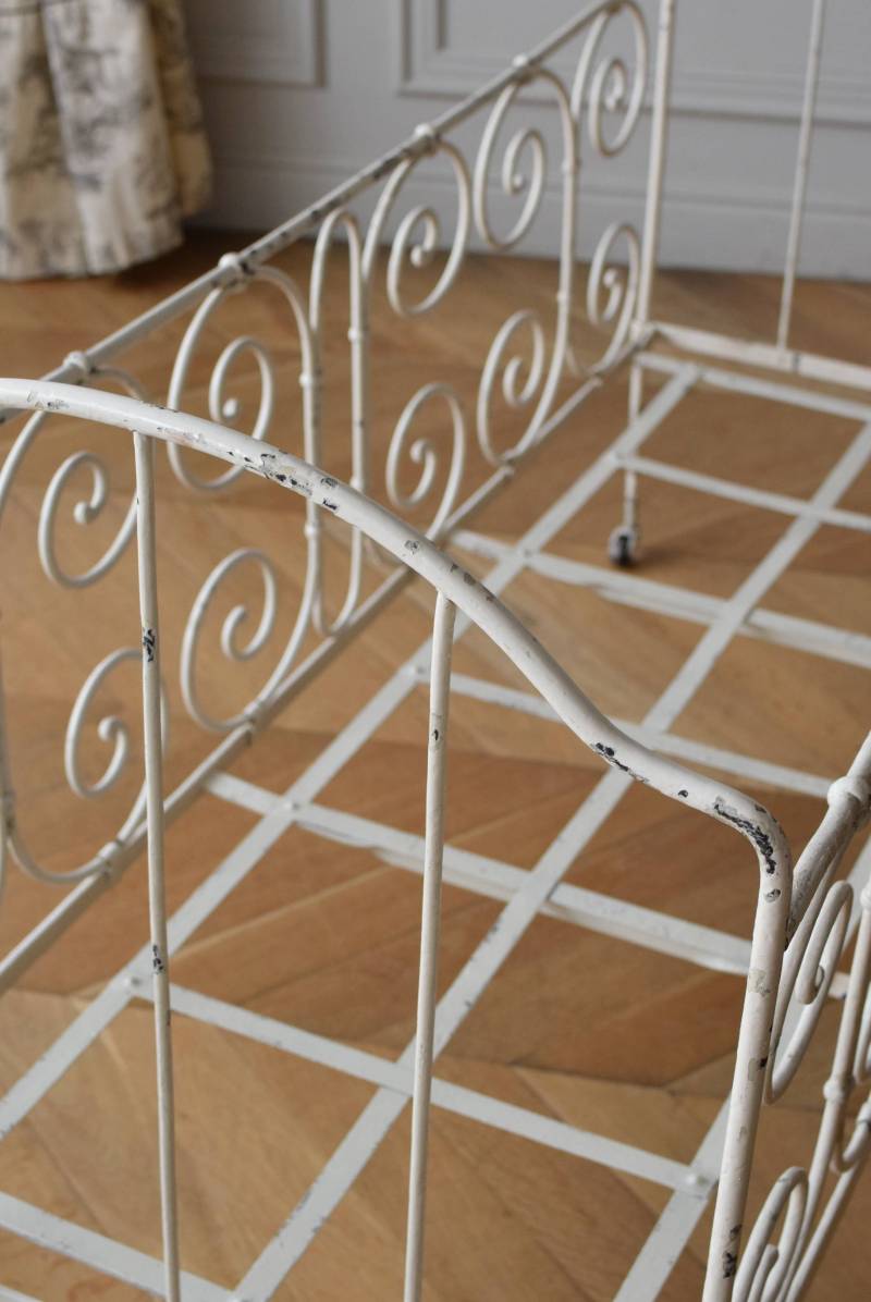 フランスアンティーク家具 アイアンベビーベッド.18 フレンチソファ