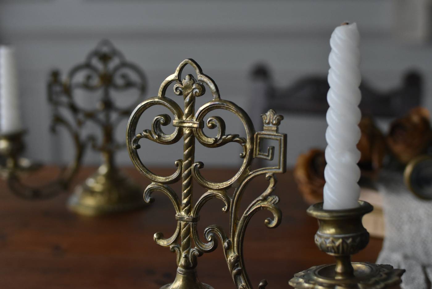 ルイの部屋！ フランスアンティーク・燭台・ キャンドルスタンド ルイ