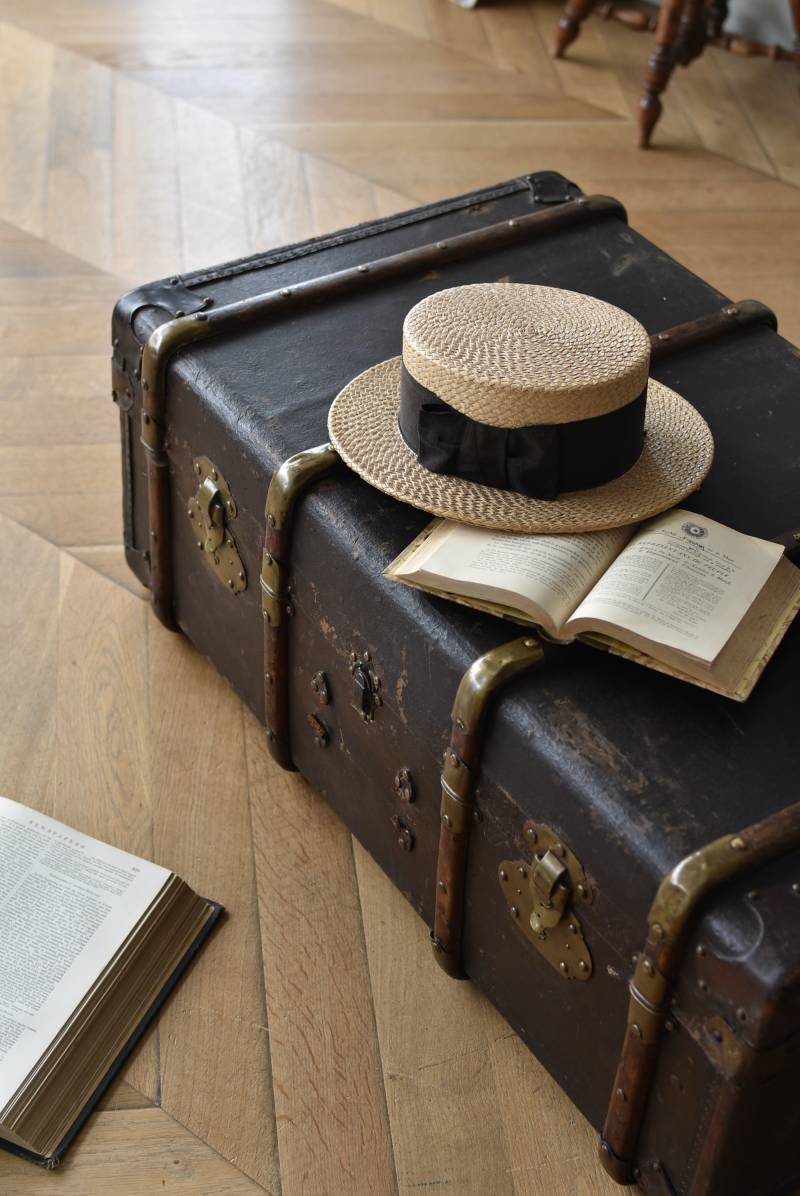 フランスアンティーク雑貨 アンティークトランク.19 ディスプレイ雑貨