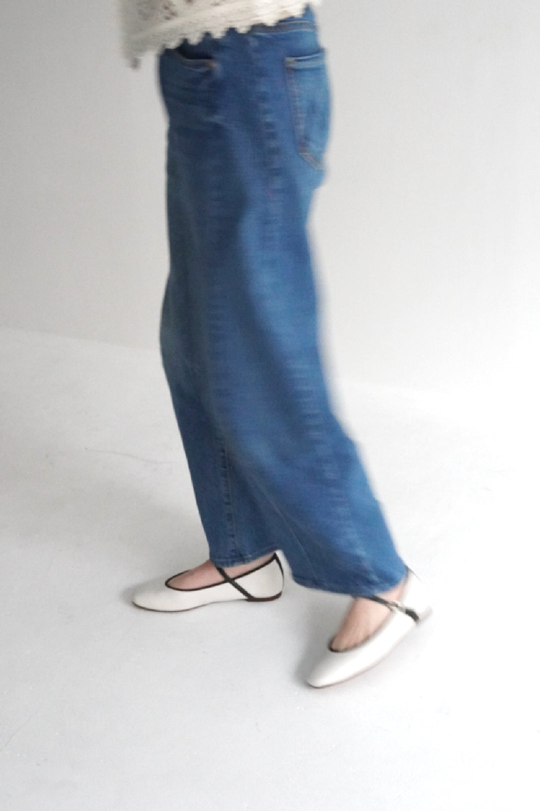 ロッタデザイン メリージェーンバレエ スクエアトゥ ブラックエナメル