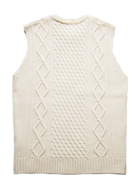 ORGUEIL（オルゲイユ） 】 ケーブルニットベスト [ Cable Knit Vest