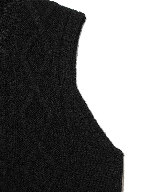 ORGUEIL（オルゲイユ） 】 ケーブルニットベスト [ Cable Knit Vest