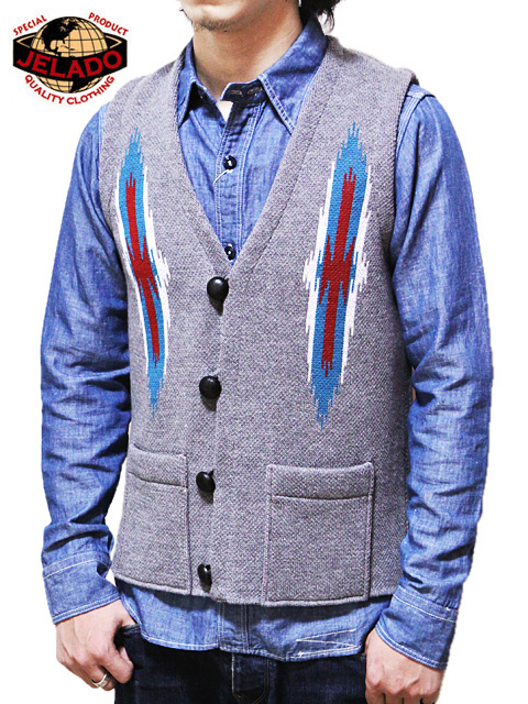 JELADO（ジェラード） 】 チマヨニットベスト サンタフェ [ Santa Fe