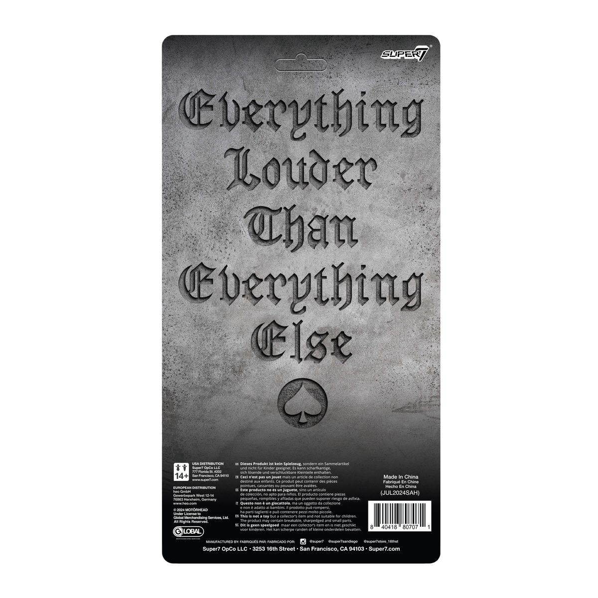 ヴィンテージフィギュアシリーズ/ MOTORHEAD（モーターヘッド