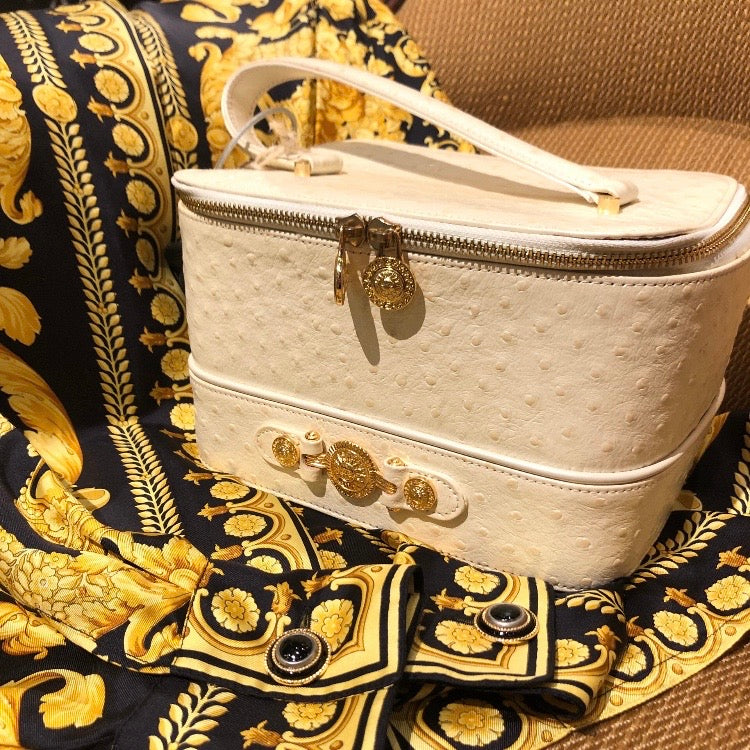 VERSACE ヴェルサーチ サンバースト バニティバッグ – VINTAGE SELECT