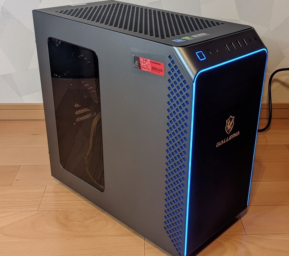 GALLERIA RM5C-R36Tをレビュー！RTX3060Ti搭載のコスパ最強モデル