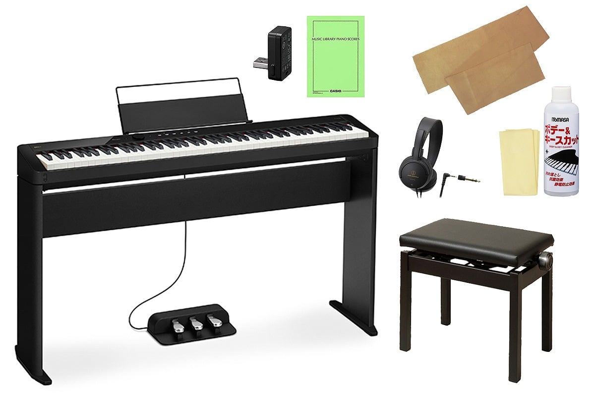 CASIO カシオ / PX-S5000BK【専用スタンド＆ペダル+高低自在椅子セット