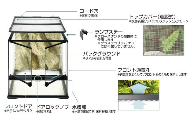 グラステラリウム ナノ PT2601 GEX(ジェックス) | TOPCREATE