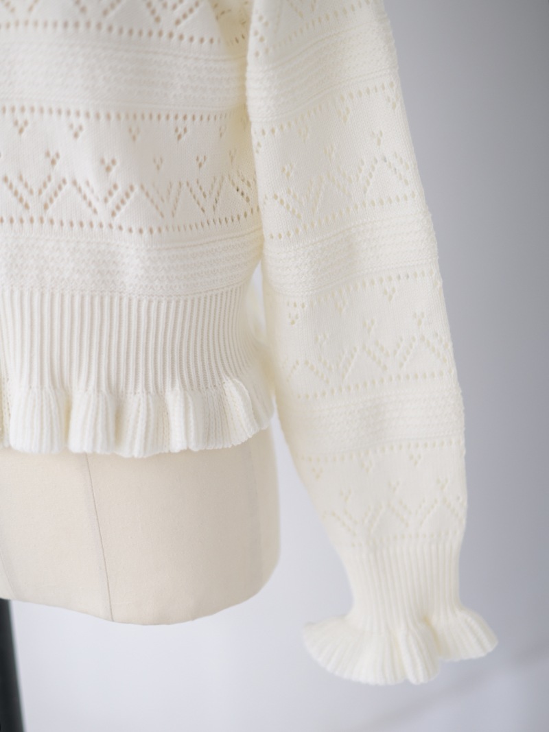 ハートクロシェカーディガン | Cardigan,長袖 | | TREFLE＋1（トレフル