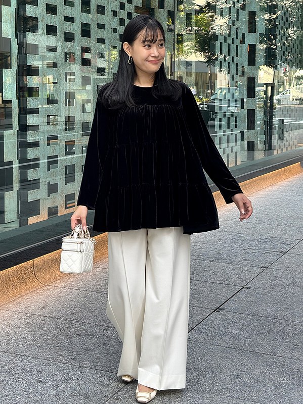 ベロアフェアリートップス | Tops,トップス | | TREFLE＋1（トレフル