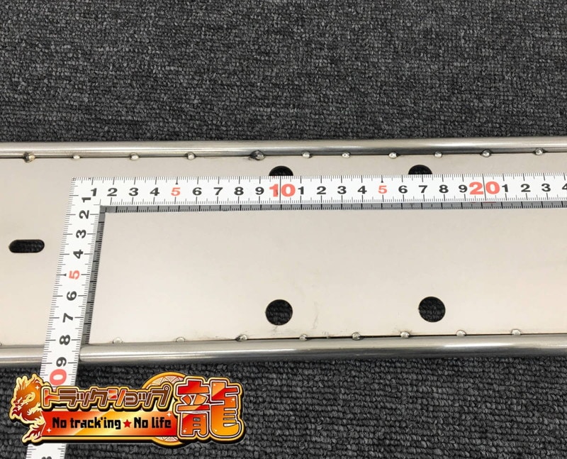 鏡面ステンレス 【22.5インチ】 ホイールマーカーステー 2枚セット 4つ